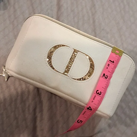 Dior Black, White & Gold Makeup Bags Set Of 2 - Picture 9 of 15